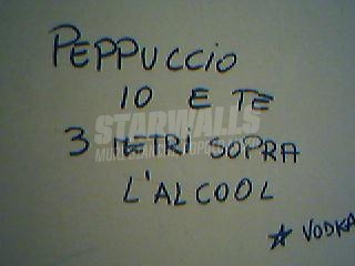 Scritte sui Muri Peppuccio, l'hai stregata!