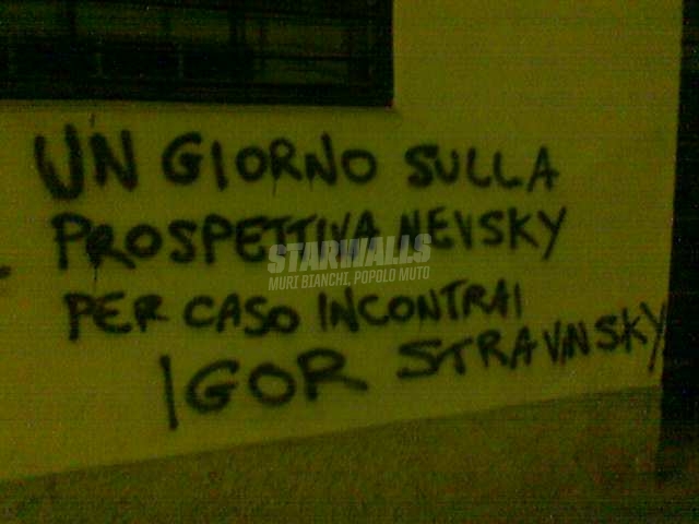 Scritte sui Muri battiato c'è o ci fa?