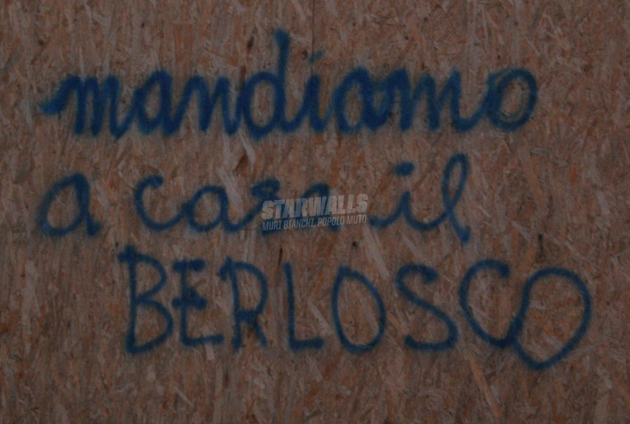 Scritte sui Muri L'uomo contro il berlosco ep. 8