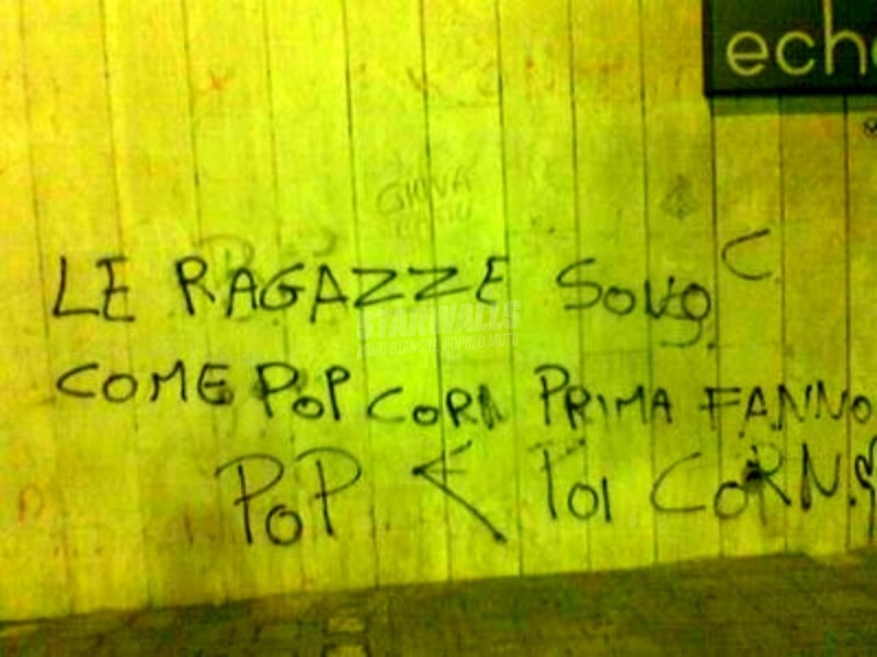 Scritte sui Muri Le corna che tièni!