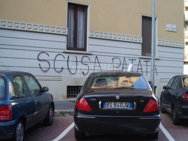 Scritte sui Muri le scuse non servono a nulla