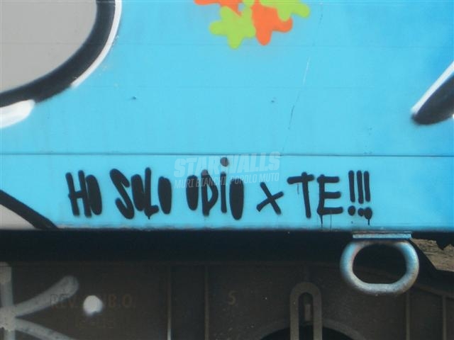 Scritte sui Muri rancore?