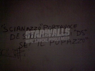 Scritte sui Muri Il pupazzo scianazzo