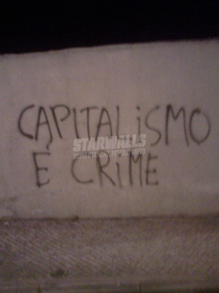 Scritte sui Muri Contro il capitalismo