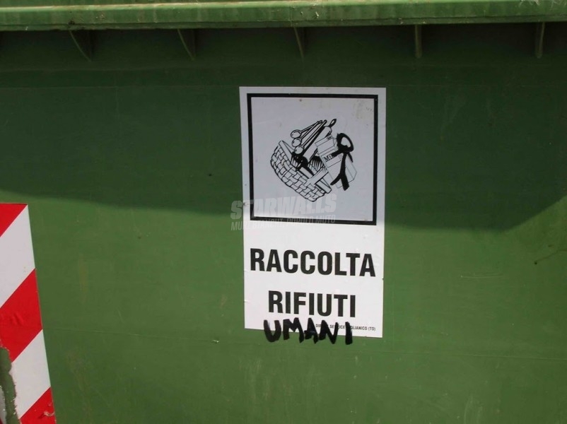 Scritte sui Muri raccolta differenziata atto II