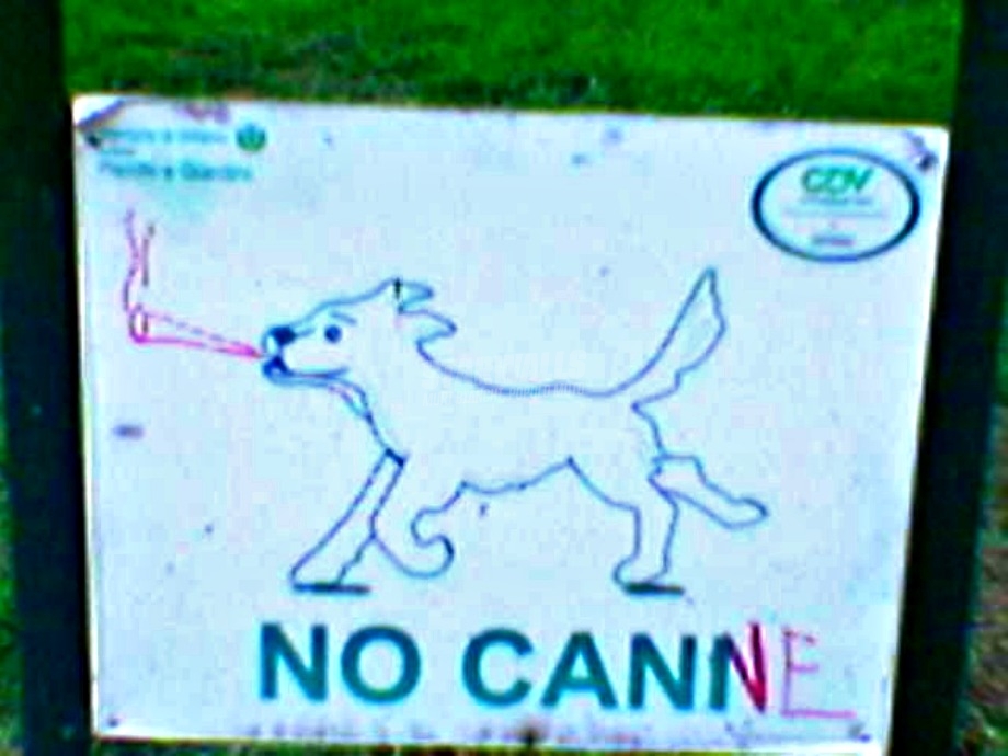 Scritte sui Muri Proibizionismo zoologico