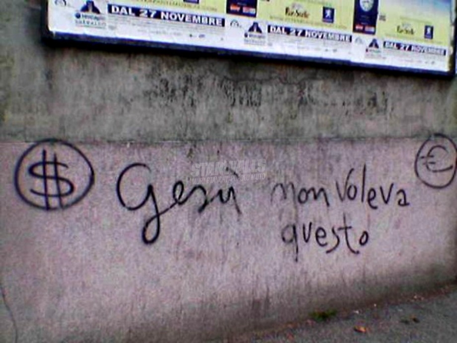 Scritte sui Muri Fate i bravi!