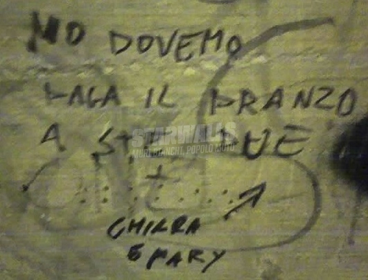 Scritte sui Muri Ve tocca ..