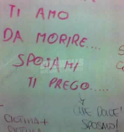 Scritte sui Muri Prendimi per mano e ti farò felice