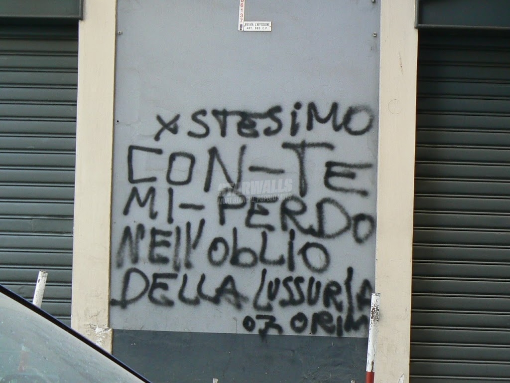 Scritte sui Muri Peccato capitale