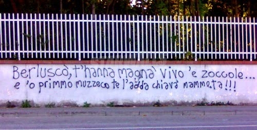 Scritte sui Muri Buon lavoro Presidente