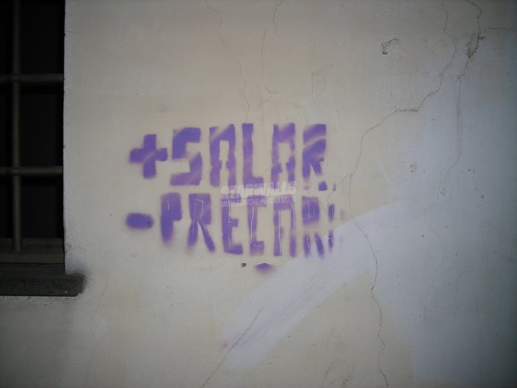 Scritte sui Muri san precario