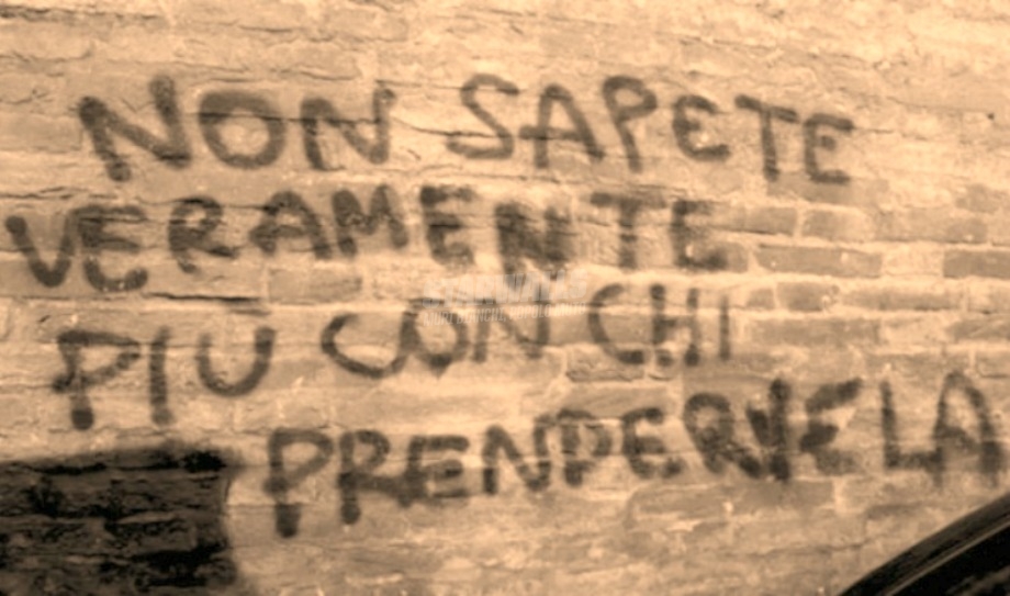 Scritte sui Muri Colpevole cercasi