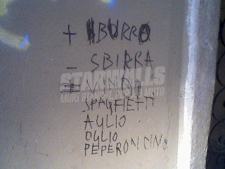 Scritte sui Muri il pranzo è servito