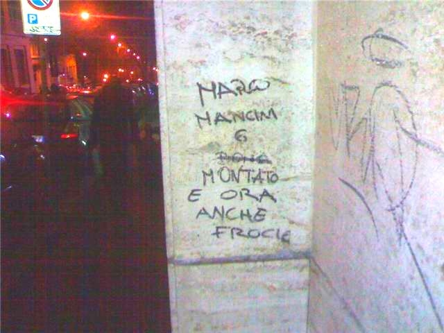 Scritte sui Muri non te la menare ..