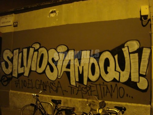 Scritte sui Muri Ciao Silvio