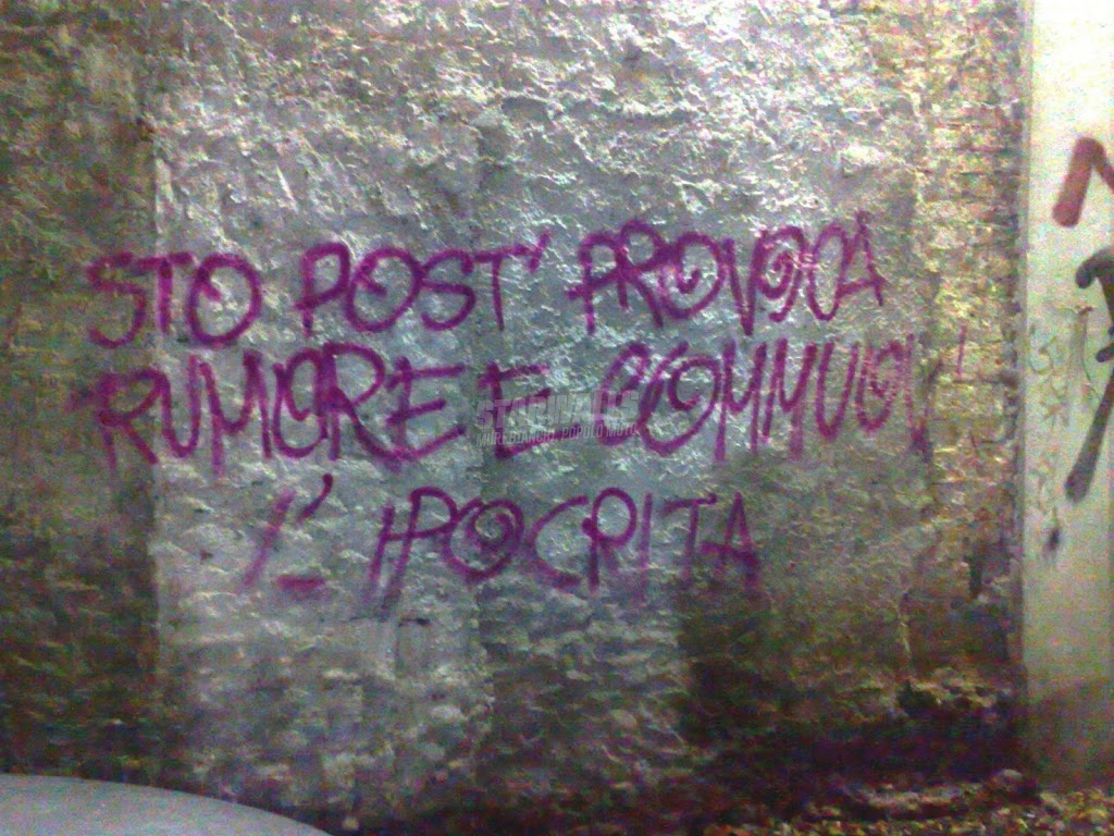 Scritte sui Muri Location falsa e fastidiosa