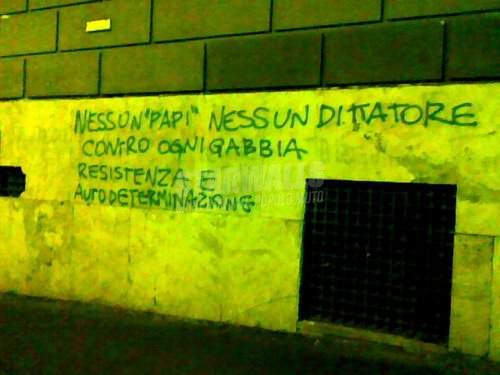 Scritte sui Muri Partigiani urbani