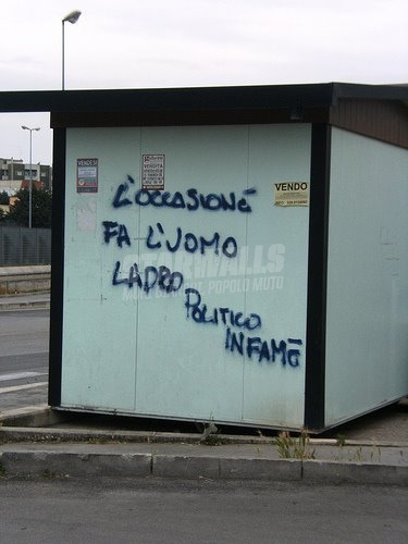 Scritte sui Muri E la seconda repubblica?