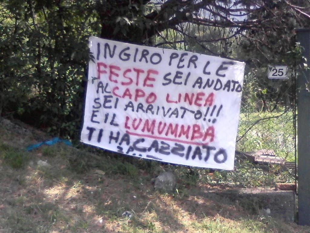 Scritte sui Muri fine del divertimento