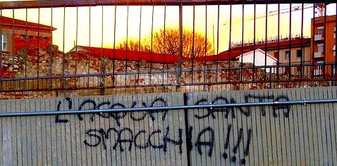 Scritte sui Muri pulito sicuro