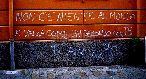 Scritte sui Muri Ah l'amour ..