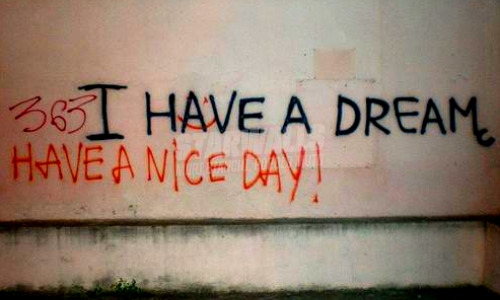 Scritte sui Muri a dream of a nice day