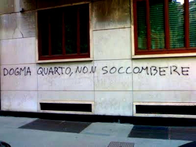 Scritte sui Muri Un nuovo dogma!