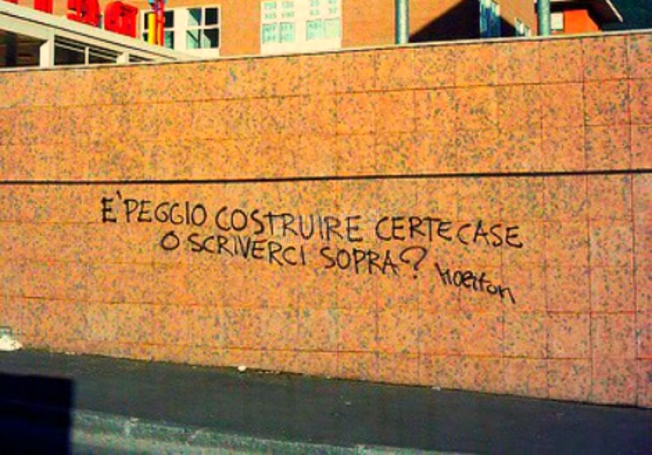 Scritte sui Muri Ecomostro