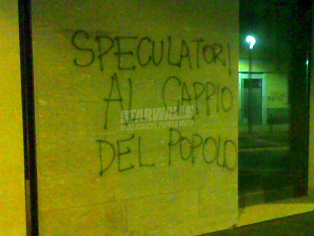 Scritte sui Muri Giustizia sommaria