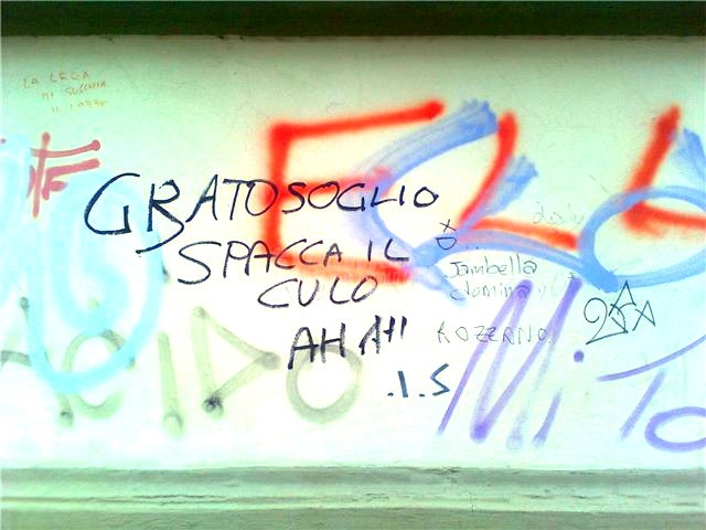 Scritte sui Muri La milano violenta