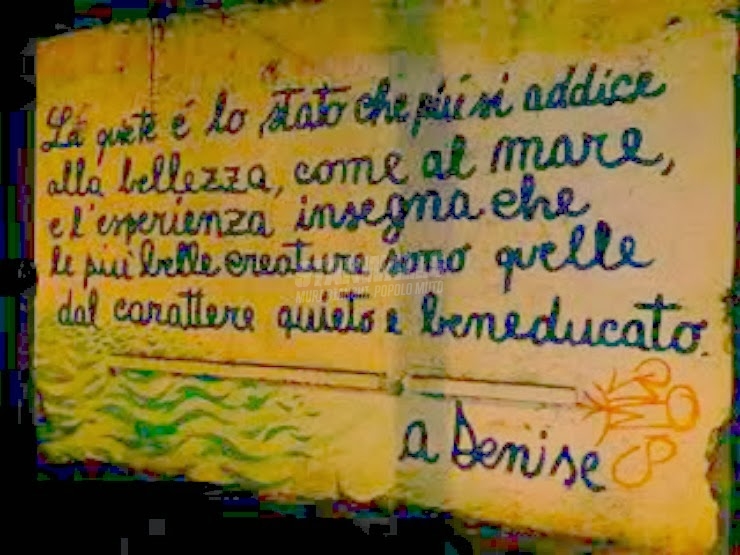 Scritte sui Muri Manifesto della quiete