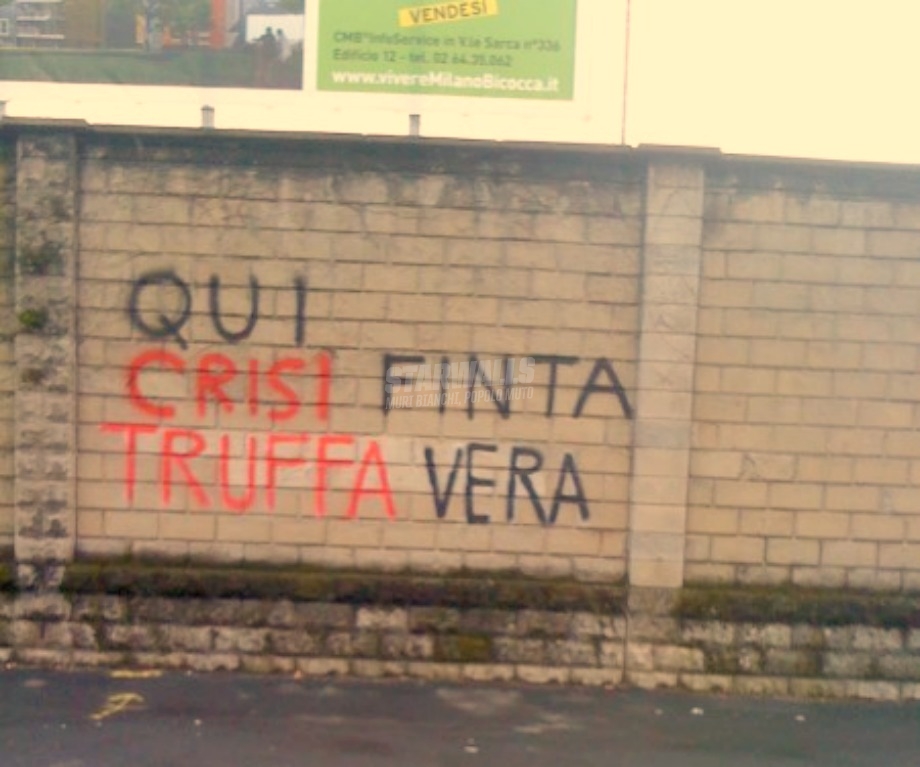 Scritte sui Muri Così non va