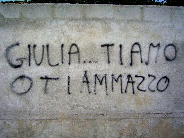 Scritte sui Muri Giulia .. fatti amare