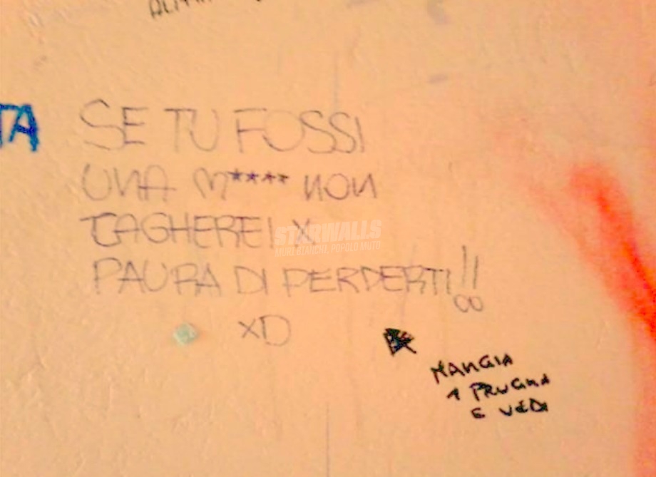 Scritte sui Muri Stitichezza d'amore 