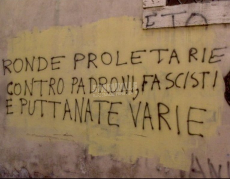 Scritte sui Muri Volontari per la sicurezza?