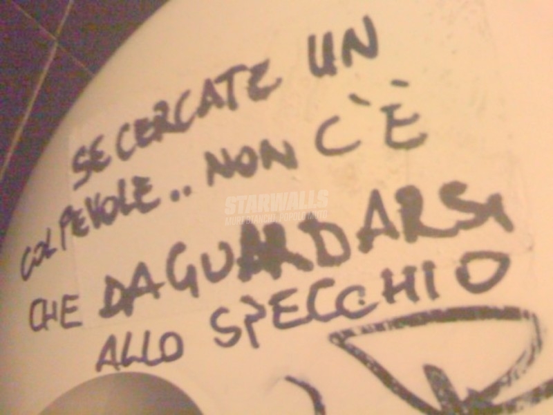 Scritte sui Muri Io? Proprio io?