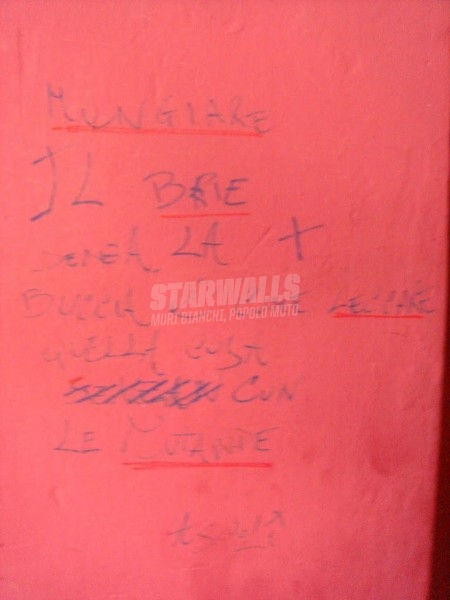 Scritte sui Muri Sapori e dissapori