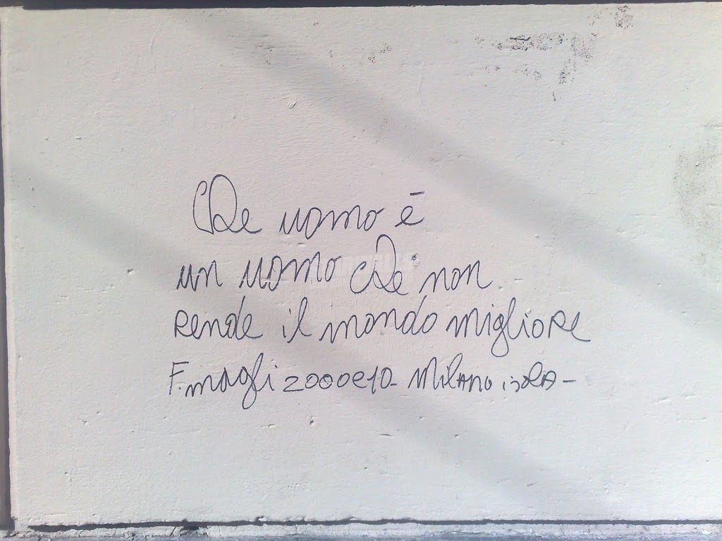 Scritte sui Muri Rimbocchiamoci le maniche