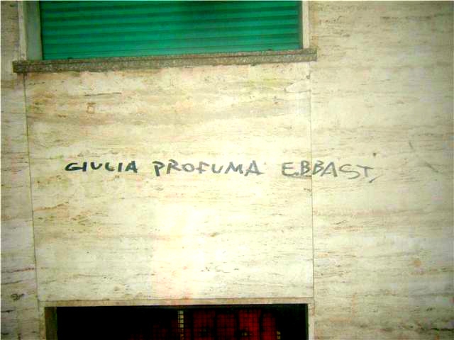 Scritte sui Muri Sono solo illazioni