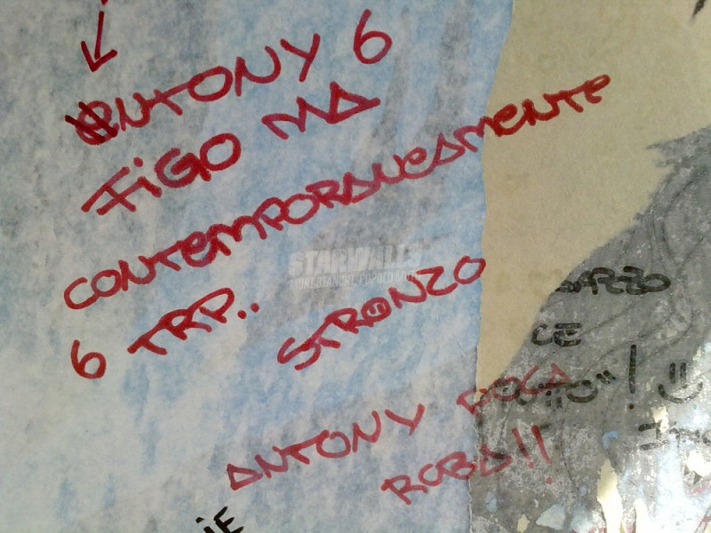 Scritte sui Muri Antony poca roba