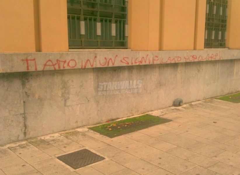 Scritte sui Muri Amore senza distinzioni di classe