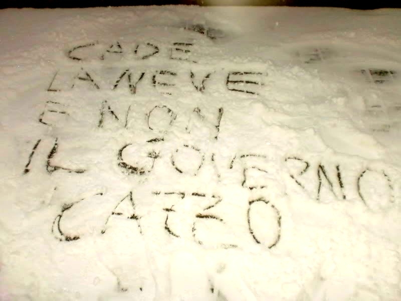 Scritte sui Muri Inverno rigido