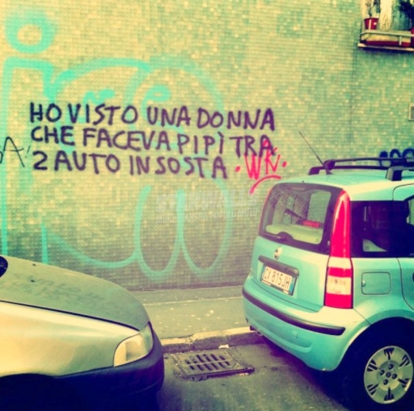 Scritte sui Muri Voyeurismo diuretico