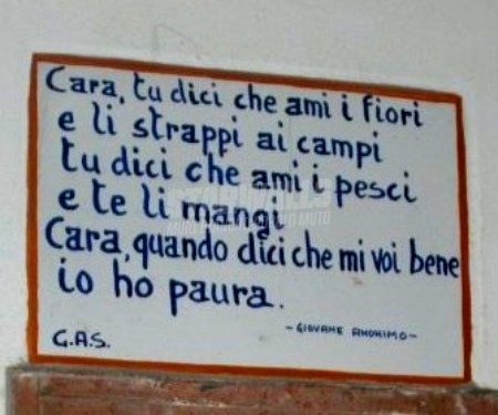 Scritte sui Muri Sentimenti contrastanti