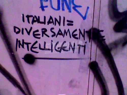 Scritte sui Muri Menti superiori