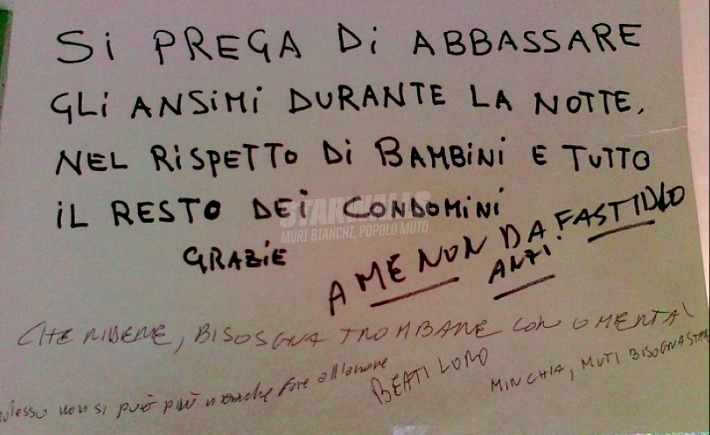 Scritte sui Muri Si sente l'intimità cap. II