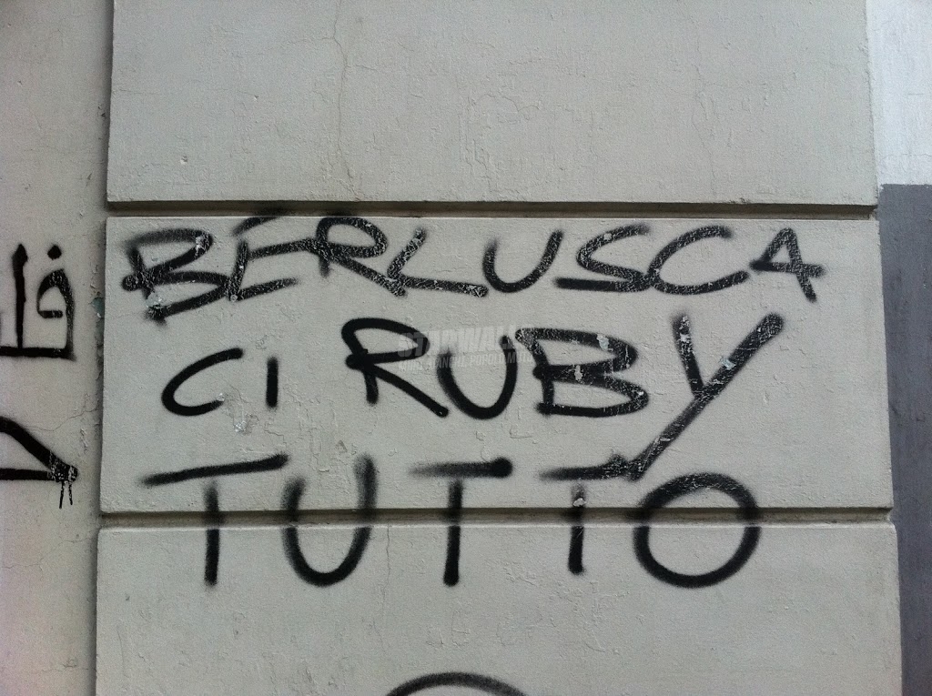 Scritte sui Muri Casso piglia tutto