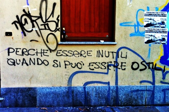 Scritte sui Muri Questione di atteggiamento