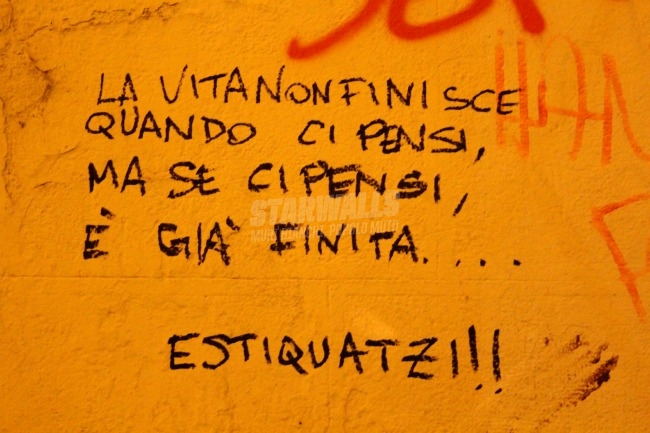 Scritte sui Muri Masturbazione intellettuale